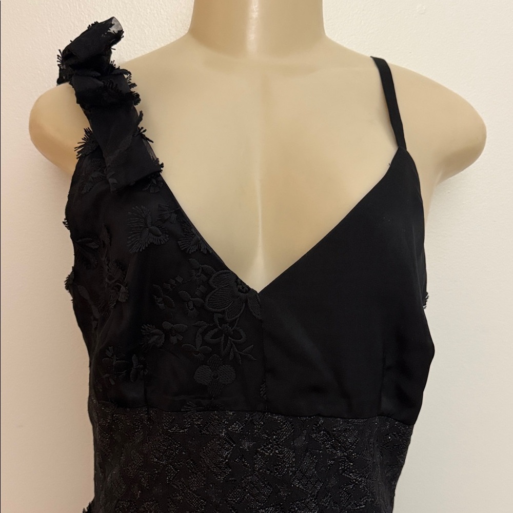 Avec Les Filles Black Asymmetrical Dress - Picture 8 of 12